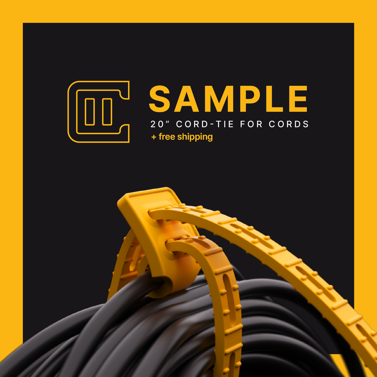 20" Cord-Tie Sample